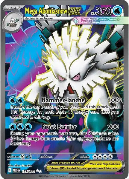 157/132 Méga Abomasnow EX