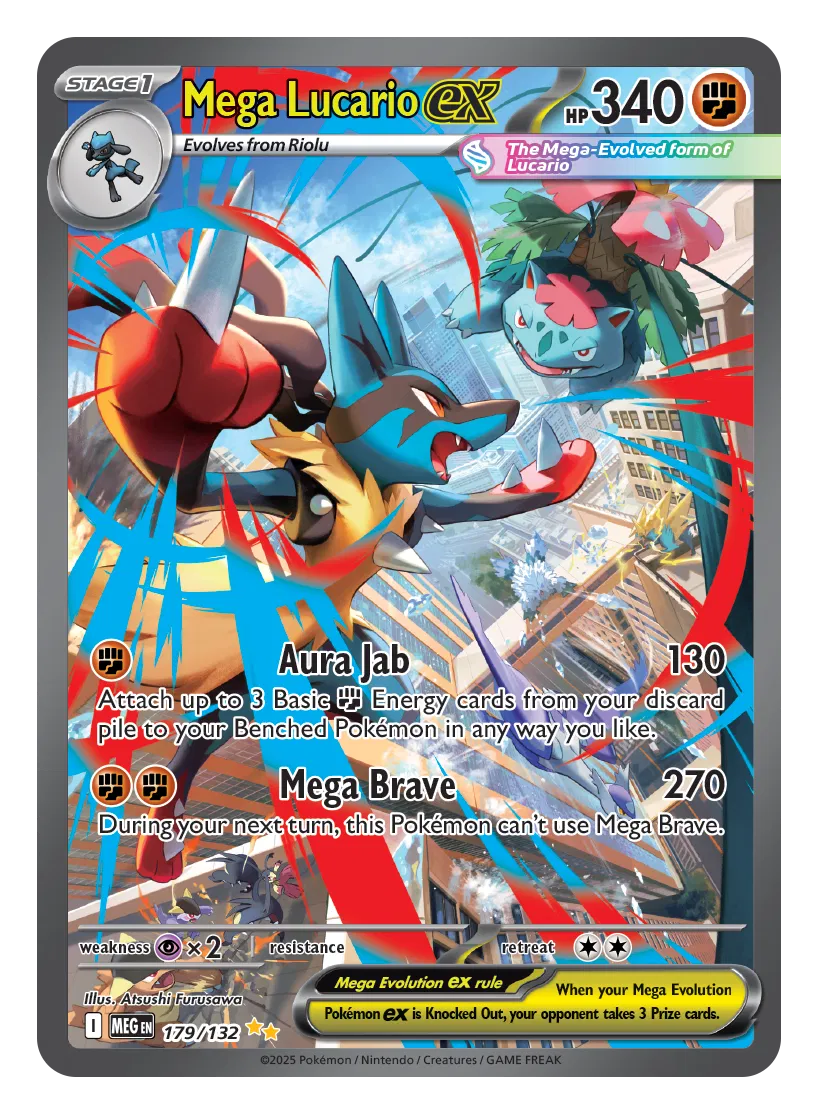 179/132 Mega Lucario EX - Mega Evolution