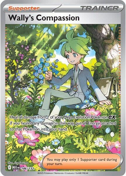 186/132 Wally's Compassion - Mega Evolution