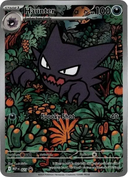 MEP 027 Haunter - MEP Black Star Promo