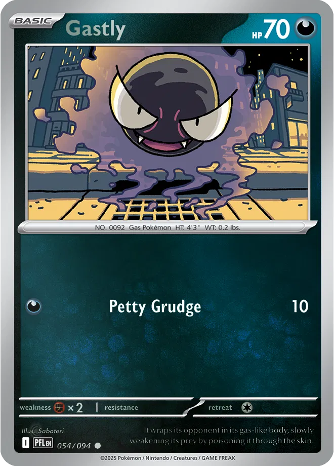 054/094 Gastly Reverse Holo