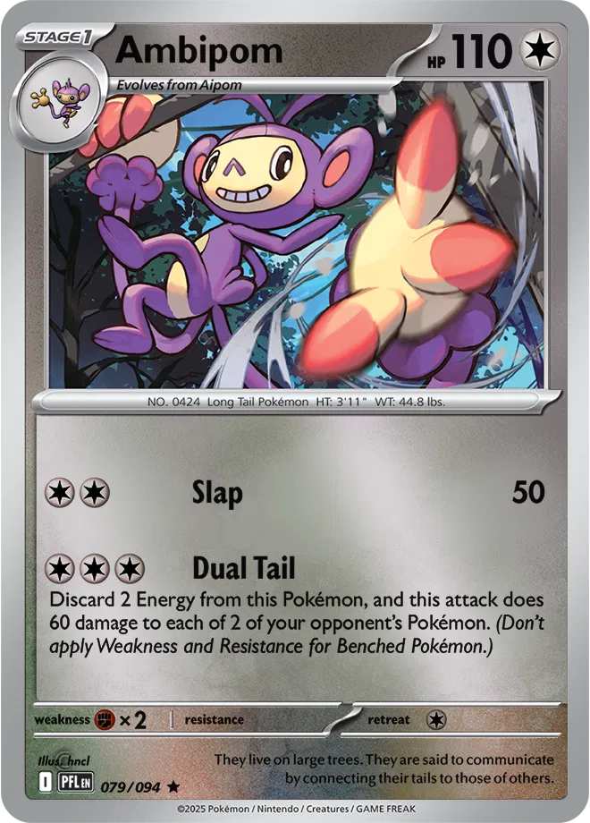 079/094 Ambipom Reverse Holo