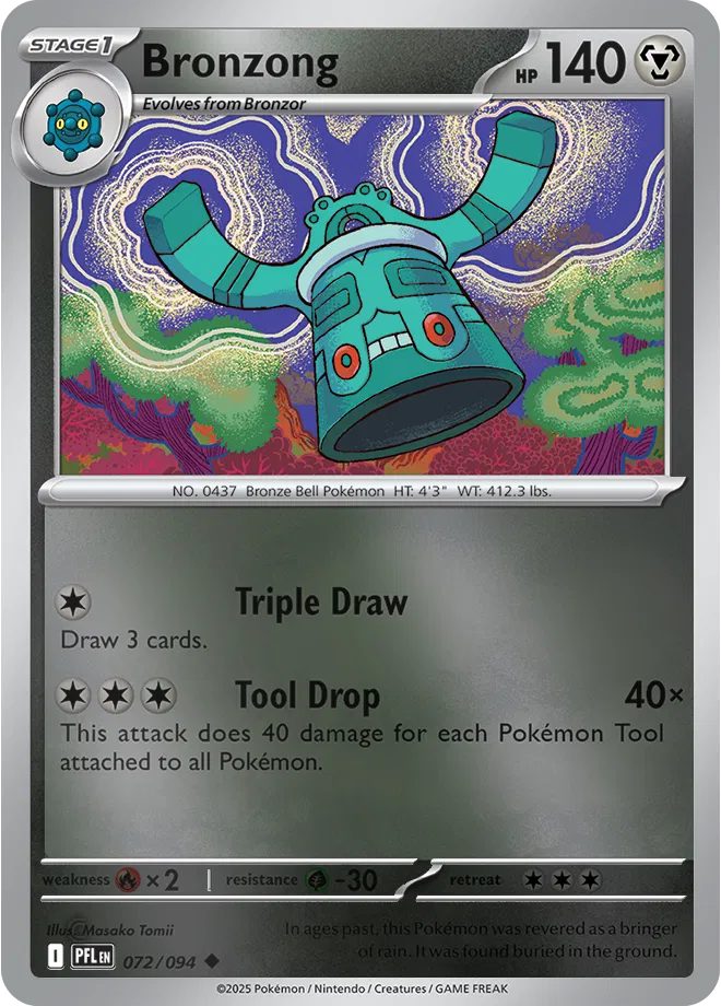 072/094 Bronzong Reverse Holo