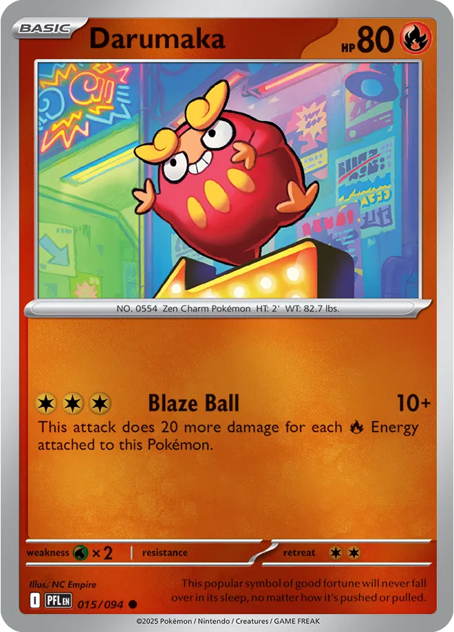 015/094 Darumaka Reverse Holo