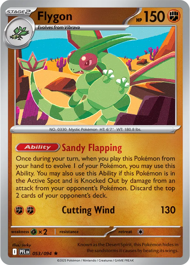 053/094 Flygon Reverse Holo