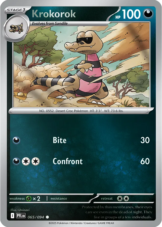 065/094 Krokorok Reverse Holo