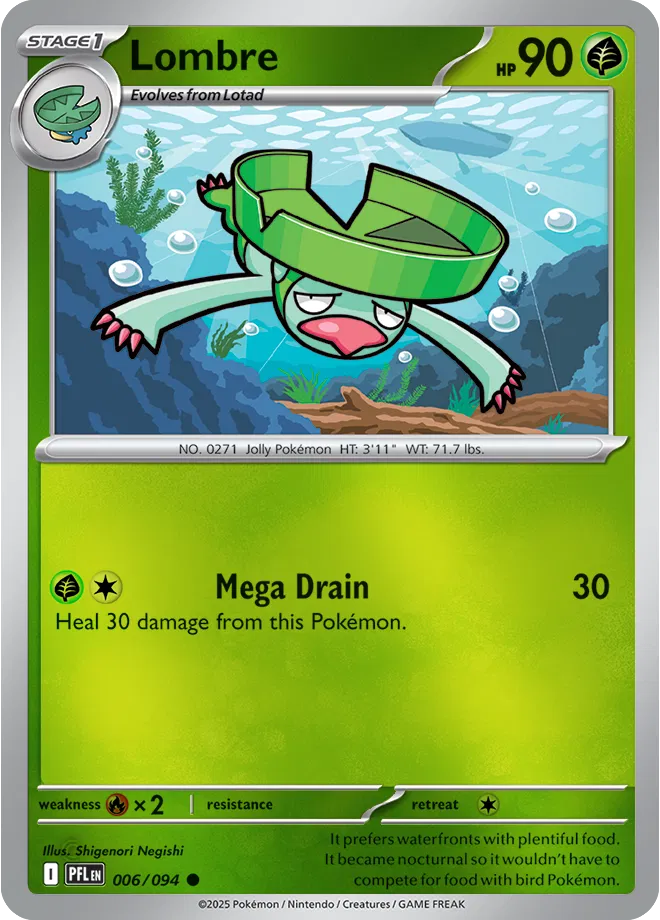 006/094 Lombre Reverse Holo