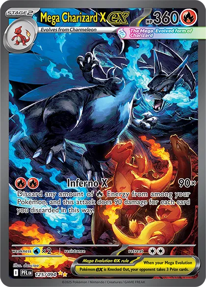 125/094 Mega Charizard X EX - Phantasmal Flames