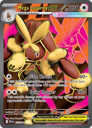 115/094 Mega Lopunny EX - Phantasmal Flames
