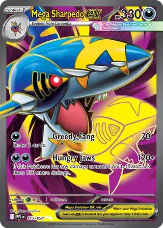 113/094 Mega Sharpedo EX - Phantasmal Flames