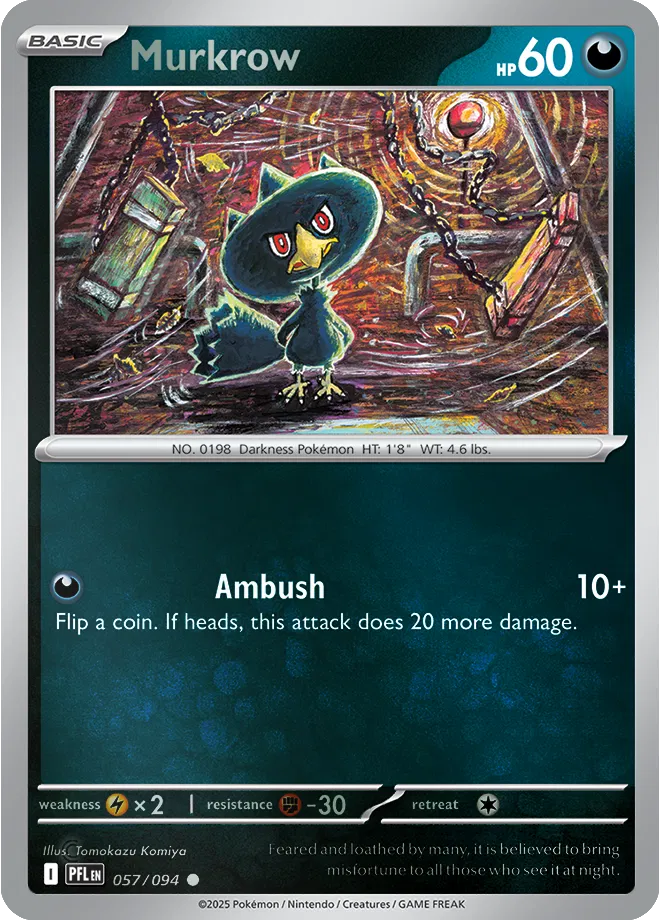 057/094 Murkrow Reverse Holo