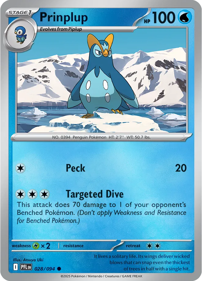 028/094 Prinplup Reverse Holo