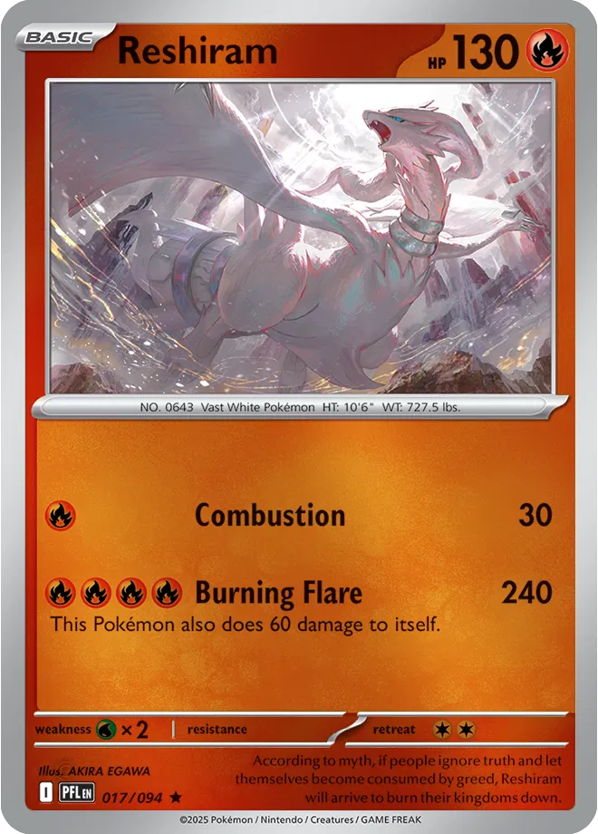 017/094 Reshiram Reverse Holo