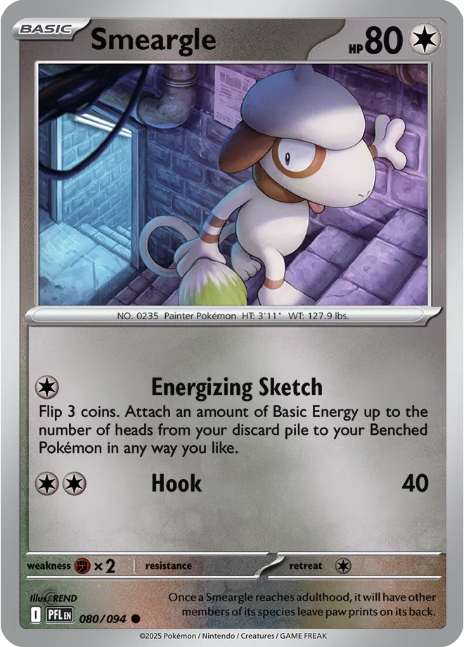 080/094 Smeargle Reverse Holo