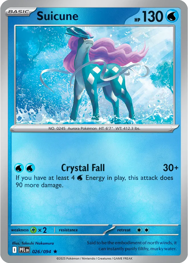 026/094 Suicune Reverse Holo