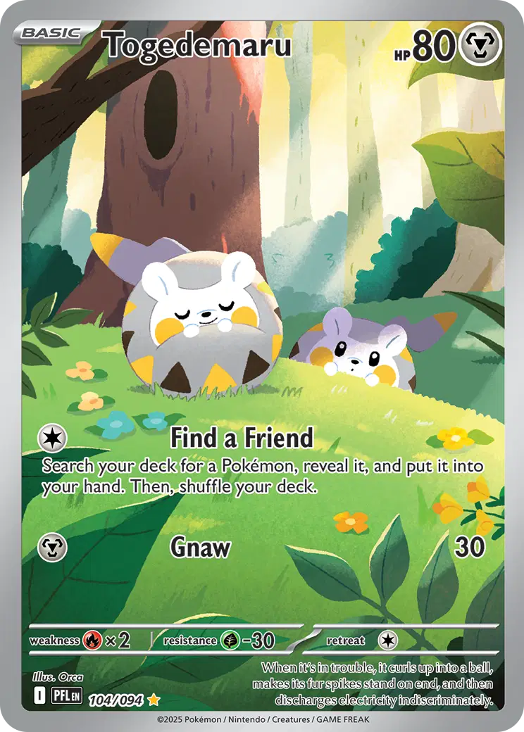 104/094 Togedemaru - Phantasmal Flames