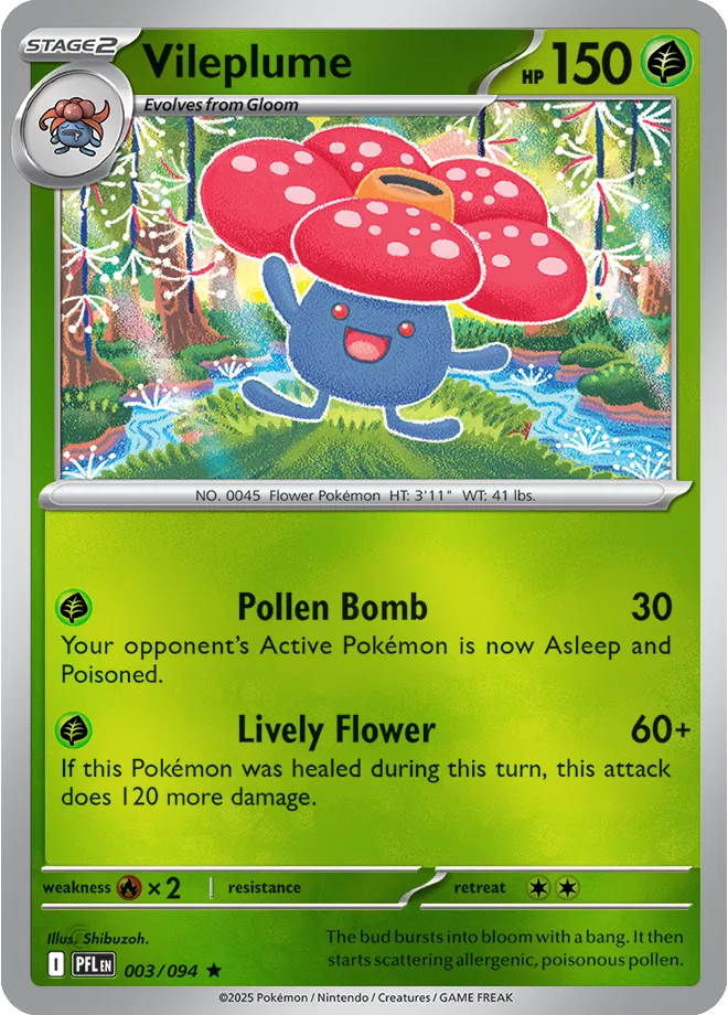 003/094 Vileplume Reverse Holo