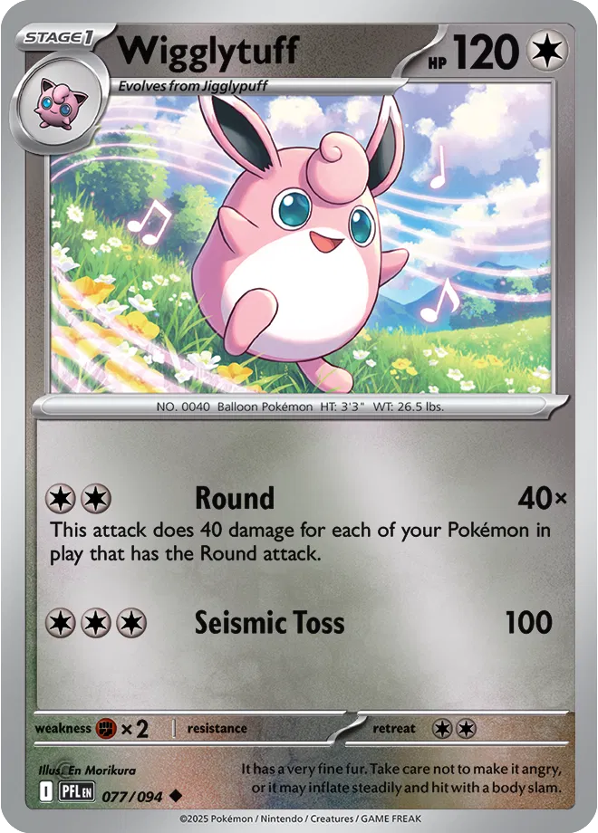 077/094 Wigglytuff Reverse Holo
