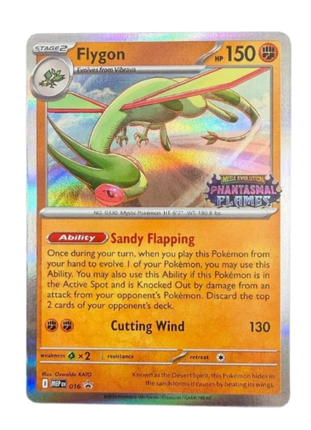 MEP 016 Flygon (Staff) - MEP Black Star Promo