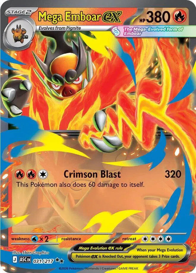 031/217 Mega Emboar EX