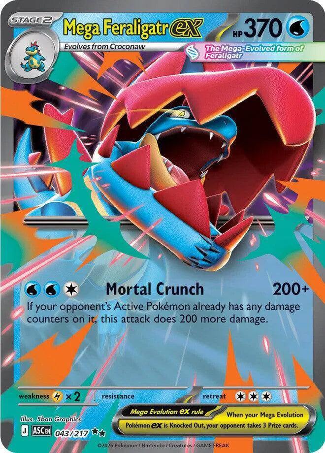 043/217 Mega Feraligatr EX