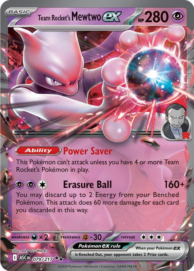 079/217 Team Rocket's Mewtwo EX