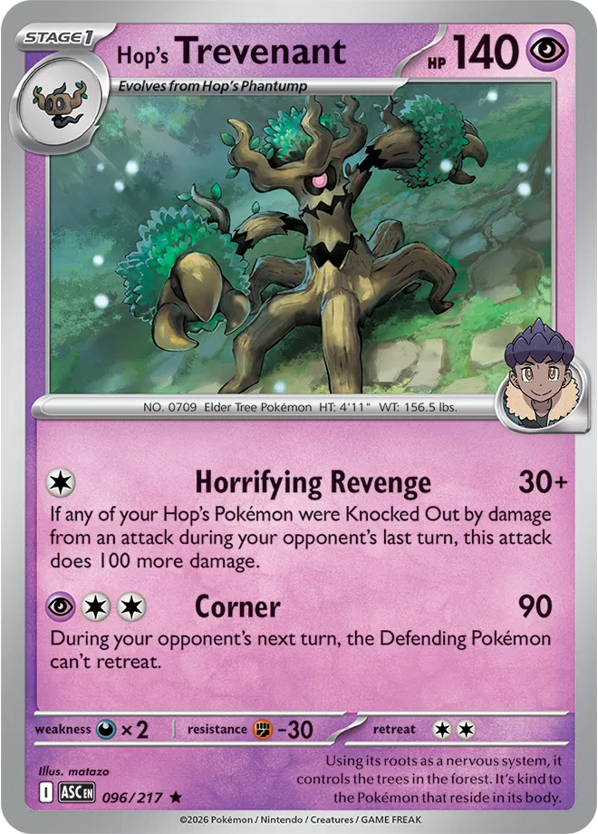 096/217 Hop's Trevenant Holofoil