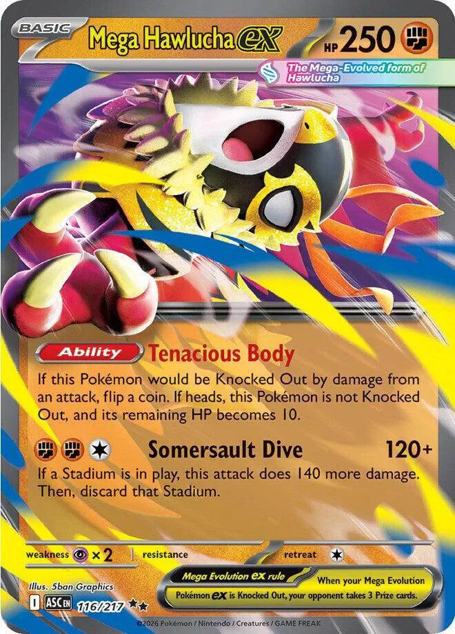 116/217 Mega Hawlucha EX