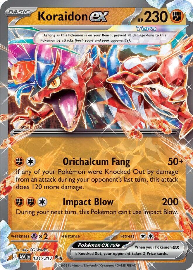 121/217 Koraidon EX