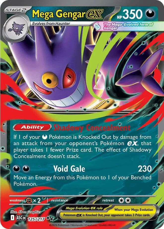 125/217 Mega Gengar EX