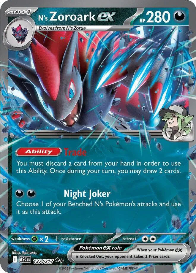 137/217 N's Zoroark EX
