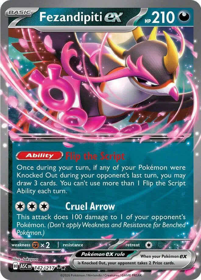 142/217 Fezandipiti EX - Ascended Heroes