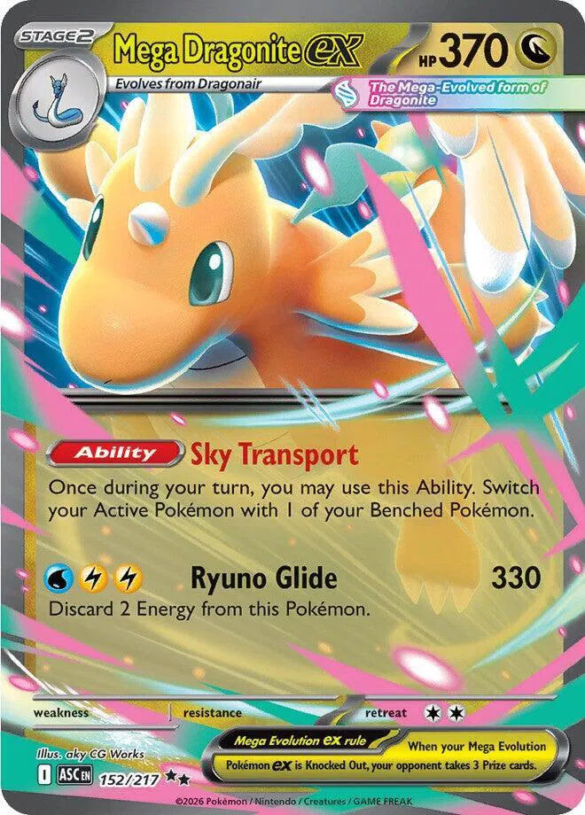 152/217 Mega Dragonite EX - Ascended Heroes