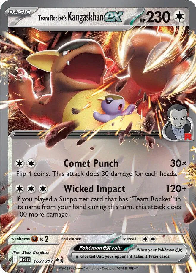 162/217 Team Rocket's Kangaskhan EX