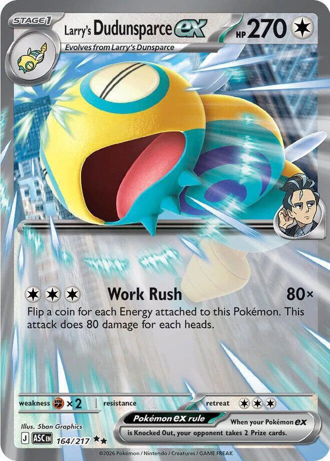 164/217 Larry's Dudunsparce EX