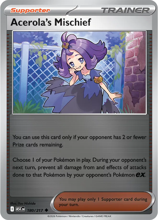 180/217 Acerola's Mischief Reverse Holo