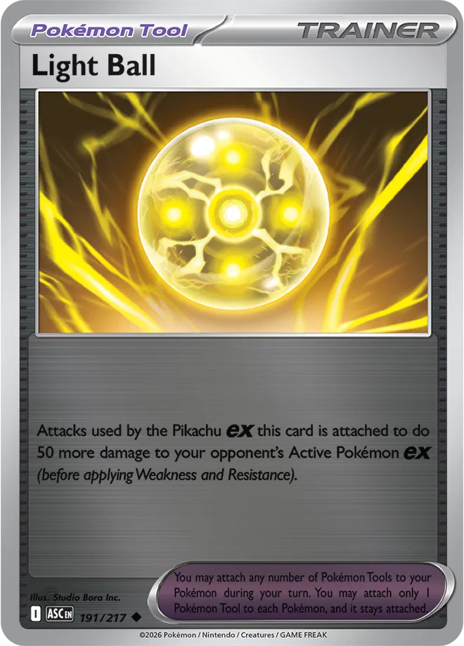 191/217 Light Ball Reverse Holo