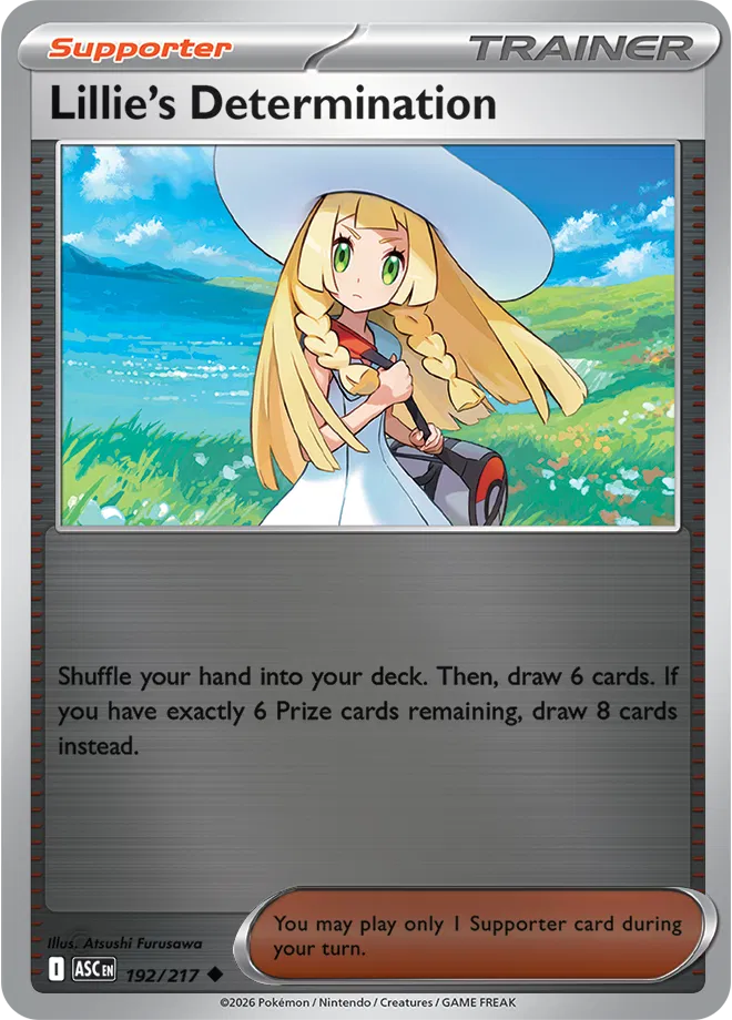 192/217 Lillie's Determination Reverse Holo - Ascended Heroes