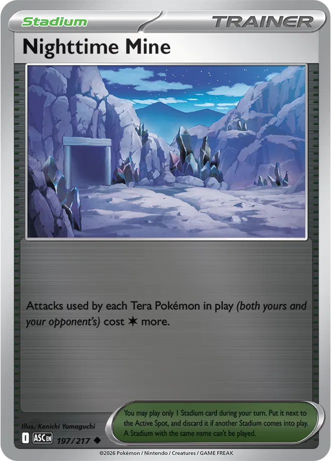 197/217 Nighttime Mine Reverse Holo - Ascended Heroes
