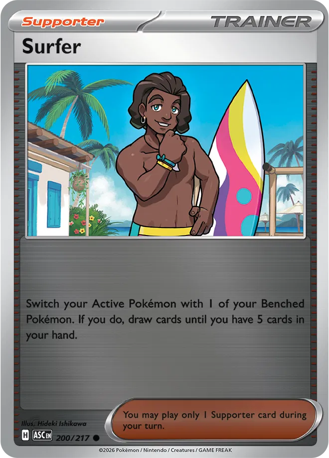 200/217 Surfer Reverse Holo - Ascended Heroes
