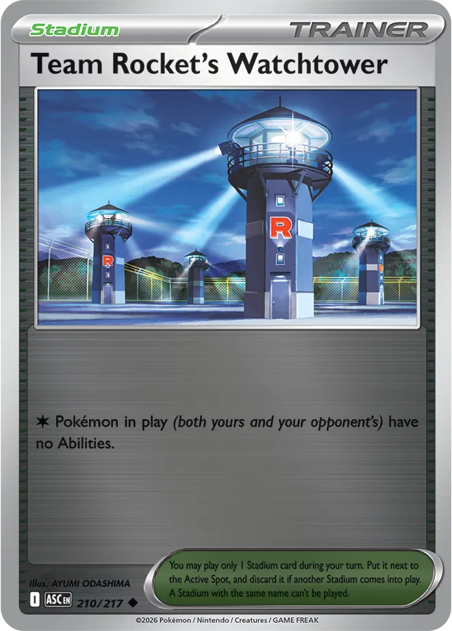 210/217 Team Rocket's Watchtower Reverse Holo - Ascended Heroes