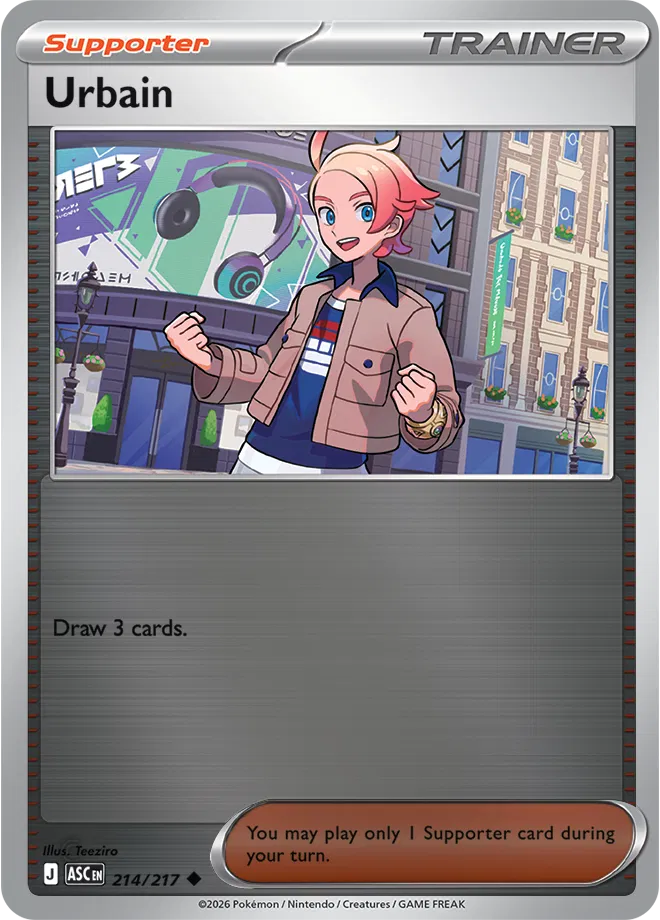 214/217 Urbain Reverse Holo - Ascended Heroes