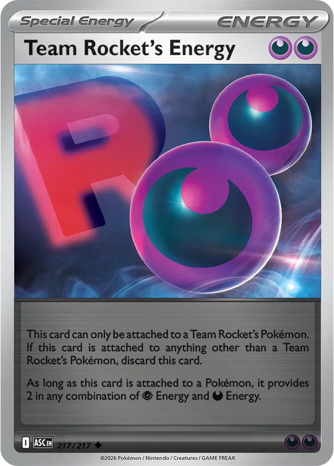 217/217 Team Rocket's Energy Reverse Holo