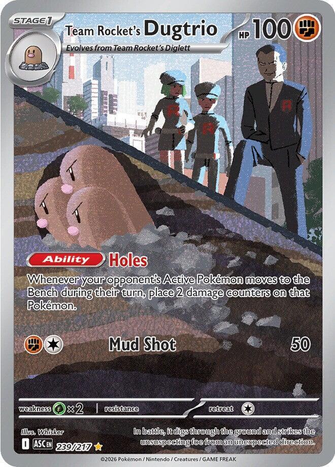 239/217 Team Rocket's Dugtrio - Ascended Heroes