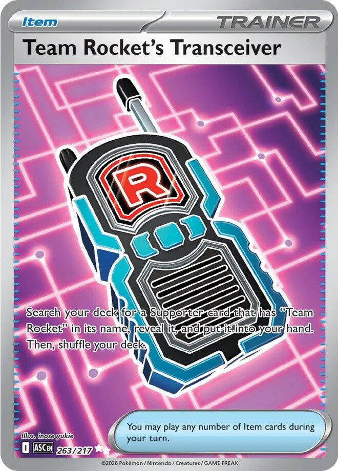 263/217 Team Rocket's Transceiver - Ascended Heroes