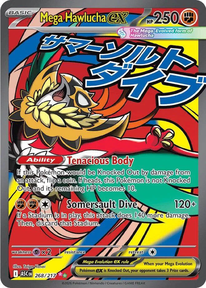 268/217 Mega Hawlucha EX