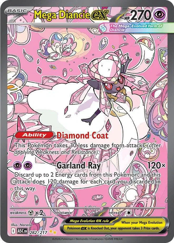 282/217 Mega Diancie EX - Ascended Heroes