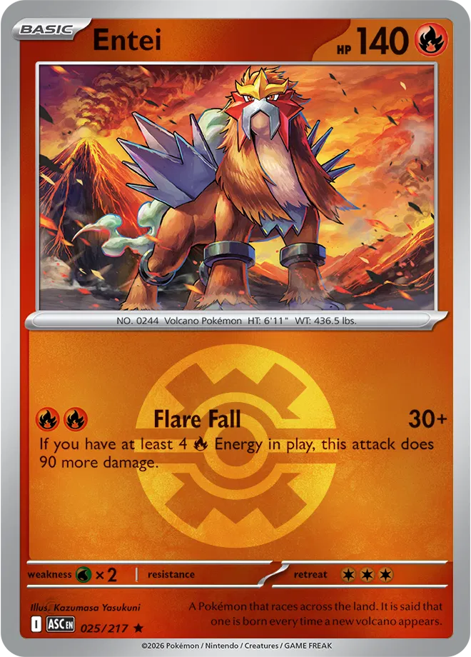 025/217 Entei Quick Ball - Ascended Heroes