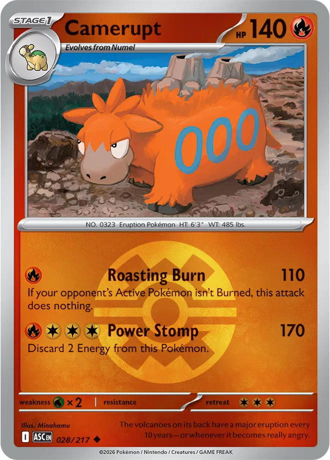 028/217 Camerupt Quick Ball - Ascended Heroes