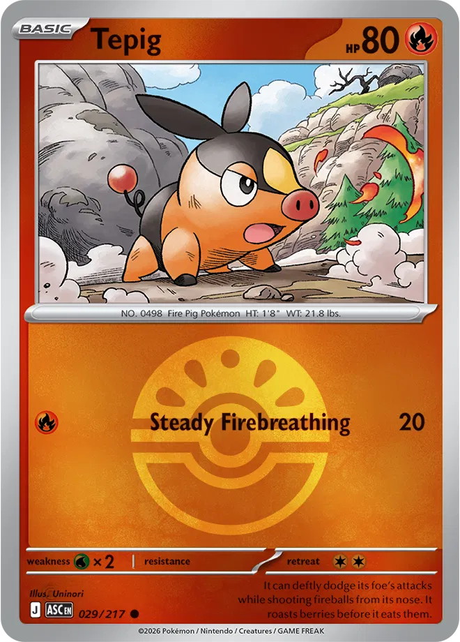 029/217 Tepig Friend Ball